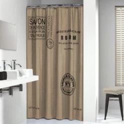 Sealskin Douchegordijn Savon De Provence Bruin Textiel 180x200 Cm 7 Sealskin Douchegordijn Savon De Provence Bruin Textiel 180x200 Cm -Badkamer Verkoop 123 7719