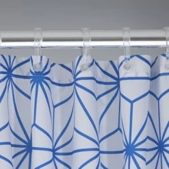 Sealskin Douchegordijn Triangles Blauw 180x200 Cm -Badkamer Verkoop 123 7724