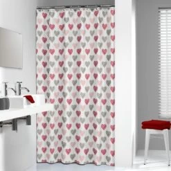 Sealskin Douchegordijn Amor Rood 180x200 Cm -Badkamer Verkoop 123 7728