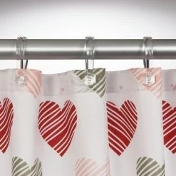 Sealskin Douchegordijn Amor Rood 180x200 Cm -Badkamer Verkoop 123 7729