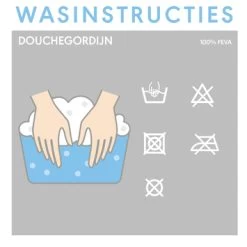 Sealskin Hammam Douchegordijn Pvc Zilver 180 X 200 Cm -Badkamer Verkoop 123 7741