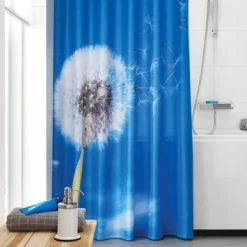 Sealskin Douchegordijn Blow Ball Blauw 180x200 Cm -Badkamer Verkoop 123 7759