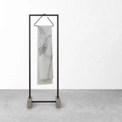 Sealskin Douchegordijn Flow 180x200cm Zwart/wit -Badkamer Verkoop 123 7790