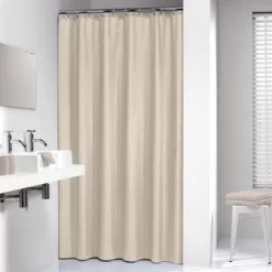 Sealskin Douchegordijn Granada Beige 180x200 Cm -Badkamer Verkoop 123 7846