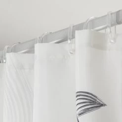 Sealskin Douchegordijn Birds 180x200cm Zwart/wit -Badkamer Verkoop 123 7871