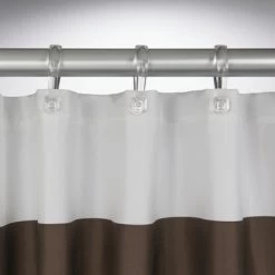 Sealskin Douchegordijn Urban Textiel Bruin/Beige 200x180 Cm -Badkamer Verkoop 123 7882