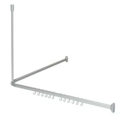 Sealskin Douchegordijnstang Easy Roll Aluminium 90x90 Cm -Badkamer Verkoop 123 7885