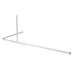 Sealskin Douchegordijnstang Easy Roll Aluminium 90x90 Cm -Badkamer Verkoop 123 7886