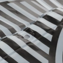 Sealskin Douchegordijn Brave 180x200cm Zwart/wit -Badkamer Verkoop 123 7924