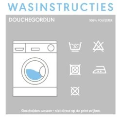 Sealskin Madeira Douchegordijn Blauw 180 X 200 Cm -Badkamer Verkoop 123 7934