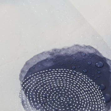 Sealskin Douchegordijn Mood 180x200cm Blauw/wht 7 Sealskin Douchegordijn Mood 180x200cm Blauw/wht - Afbeelding 5