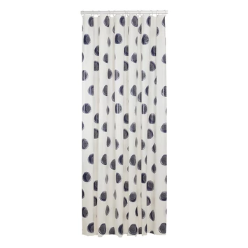 Sealskin Douchegordijn Mood 180x200cm Blauw/wht 12 Sealskin Douchegordijn Mood 180x200cm Blauw/wht - Afbeelding 10