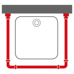 Sealskin Douchegordijnstang Seallux Combi Wit 12 Sealskin Douchegordijnstang Seallux Combi Wit -Badkamer Verkoop 123 7959