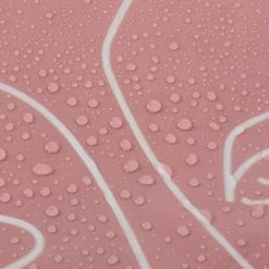 Sealskin Douchegordijn Mind 180x200cm D.roze/wit -Badkamer Verkoop 123 7992