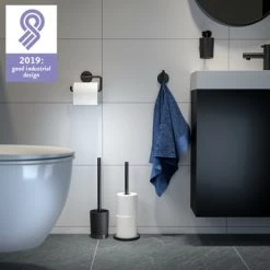 Tiger Wc-rolhouder Tune Zwart -Badkamer Verkoop 123 8047