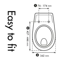 Cedo Brooklyn Wc Bril Softclose Duroplast -Badkamer Verkoop 123 8087