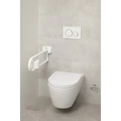 Secucare Wc-rolhouder Tbv Wc-beugel Premium Opklapbaar Wit -Badkamer Verkoop 123 8163