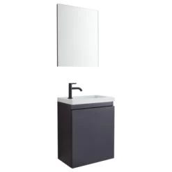 Allibert Fonteinmeubel Portopack 40cm Zwart -Badkamer Verkoop 123 819