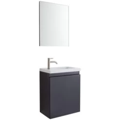 Allibert Fonteinmeubel Portopack 40cm Zwart -Badkamer Verkoop 123 820