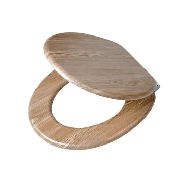 Tiger WC Bril Steigerhout Met Softclose 4 Tiger WC Bril Steigerhout Met Softclose - Afbeelding 2