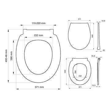 Tiger WC Bril Pasadena Wit Kunststof Met Softclose 12 Tiger WC Bril Pasadena Wit Kunststof Met Softclose - Afbeelding 10