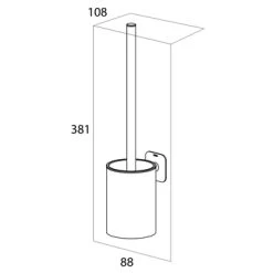 Tiger Toiletborstelhouder Colar Hangend RVS -Badkamer Verkoop 123 8246