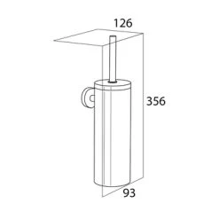 Tiger Toiletborstelhouder Boston Hangend RVS Gepolijst -Badkamer Verkoop 123 8252