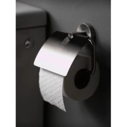 Haceka Toiletrolhouder Kosmos Tec Met Klep Chroom -Badkamer Verkoop 123 8256