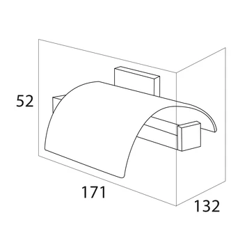 Tiger Toiletrolhouder Items Met Klep Chroom 6 Tiger Toiletrolhouder Items Met Klep Chroom - Afbeelding 4