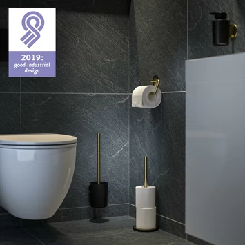 Tiger Tune Toiletrolhouder Messing/zwart 8 Tiger Tune Toiletrolhouder Messing/zwart - Afbeelding 6