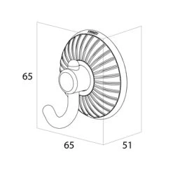 Tiger Haak Ivy Chroom Met Wit 12 Tiger Haak Ivy Chroom Met Wit -Badkamer Verkoop 123 8337
