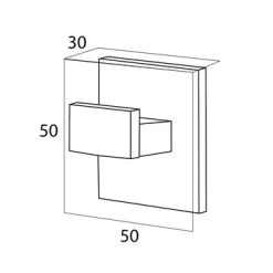 Tiger Haak Items Groot Chroom -Badkamer Verkoop 123 8346