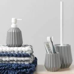 Sealskin Toiletborstel Met Houder Arte Grijs -Badkamer Verkoop 123 8373