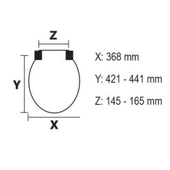 Bemis WC Bril New York Zwart Hout Met Softclose -Badkamer Verkoop 123 8403