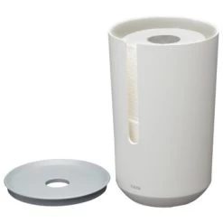 Tiger Reserverolhouder TESS Met Deksel Vrijstaand Wit/lichtgrijs -Badkamer Verkoop 123 8411