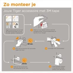 Tiger Toiletrolhouder Colar L Chroom -Badkamer Verkoop 123 8436