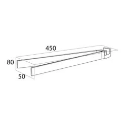Tiger Handdoekrek Ontario Met Draaibare Armen Chroom -Badkamer Verkoop 123 846