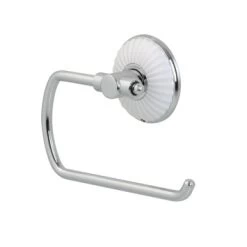Tiger WC-rolhouder Ivy Chroom/wit -Badkamer Verkoop 123 8483