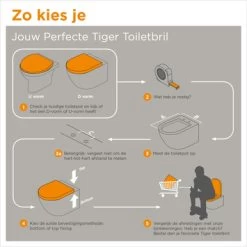 Tiger WC Bril Memphis Wit Kunststof Met Softclose -Badkamer Verkoop 123 8524