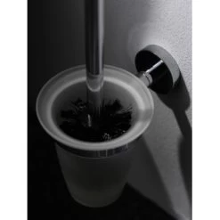 Haceka Toiletborstelhouder Kosmos Tec Hangend Chroom Met Matglazen Pot 8 Haceka Toiletborstelhouder Kosmos Tec Hangend Chroom Met Matglazen Pot -Badkamer Verkoop 123 8545