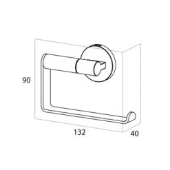 Tiger Toiletrolhouder Noon Zonder Klep Zwart 11 Tiger Toiletrolhouder Noon Zonder Klep Zwart -Badkamer Verkoop 123 8555