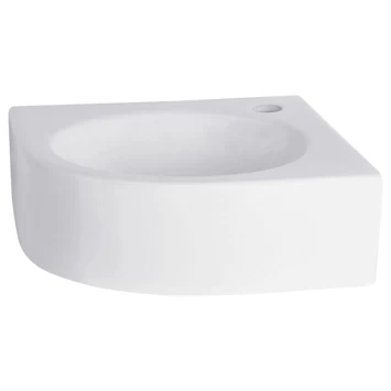 Differnz Cleo Hoekfontein Wit 30X30X10 Cm 4 Differnz Cleo Hoekfontein Wit 30X30X10 Cm - Afbeelding 2