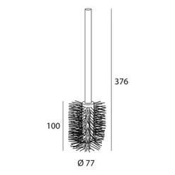 Tiger Toiletborstel RVS 9 Tiger Toiletborstel RVS -Badkamer Verkoop 123 8575
