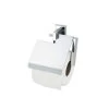 Haceka Toiletrolhouder Edge Met Klep Chroom 1 Haceka Toiletrolhouder Edge Met Klep Chroom -Badkamer Verkoop 123 8599