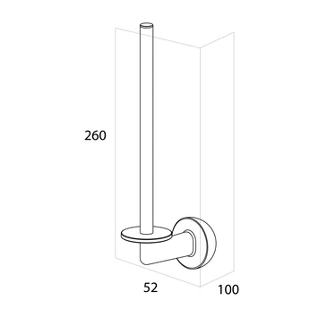 Tiger Reserverolhouder Cooper RVS/zwart 7 Tiger Reserverolhouder Cooper RVS/zwart - Afbeelding 5