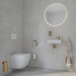 Marho Reserverolhouder Luxor Geborsteld Messing -Badkamer Verkoop 123 8669