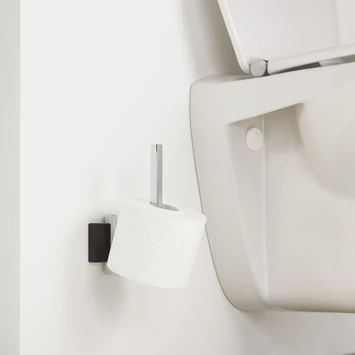 Tiger Reserverolhouder Zenna Hangend Chroom/Wengé 6 Tiger Reserverolhouder Zenna Hangend Chroom/Wengé - Afbeelding 4