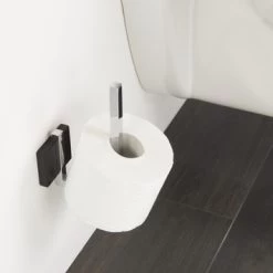 Tiger Reserverolhouder Zenna Hangend Chroom/Wengé 12 Tiger Reserverolhouder Zenna Hangend Chroom/Wengé -Badkamer Verkoop 123 8681