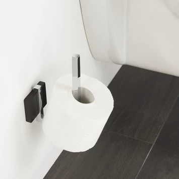 Tiger Reserverolhouder Zenna Hangend Chroom/Wengé 7 Tiger Reserverolhouder Zenna Hangend Chroom/Wengé - Afbeelding 5