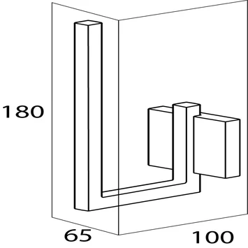 Tiger Reserverolhouder Zenna Hangend Chroom/Wengé 8 Tiger Reserverolhouder Zenna Hangend Chroom/Wengé - Afbeelding 6